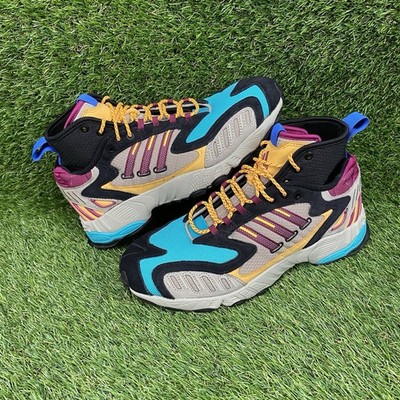 Adidas Original Mens Size 8 TORSION TRDC MID FW9173 Tech Beige Power Berry  | eBay