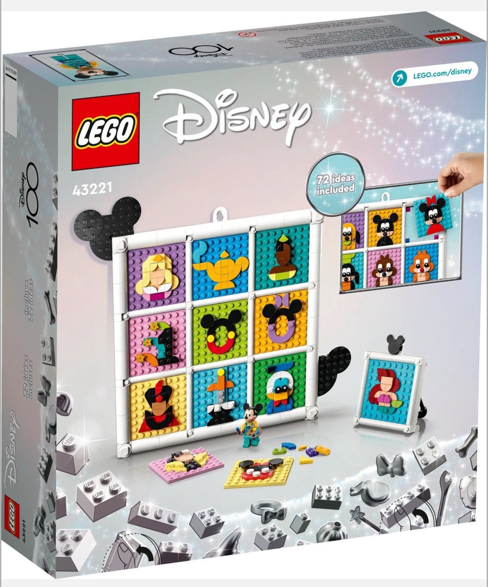 LEGO 43221 Disney 100 Years of Disney Animation Icons 1022 Pieces