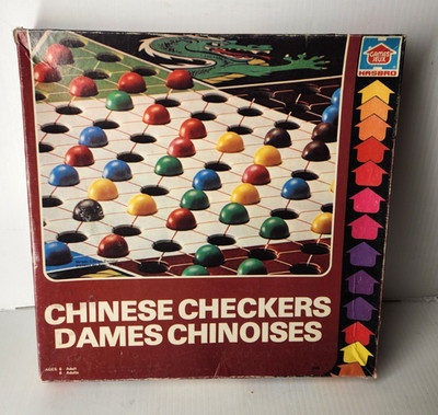 Chinese Checkers Game 1980 Hasbro Games complete