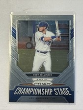 2021 Panini Prizm - Championship Stage Cody Bellinger #CS1 Silver Prizm