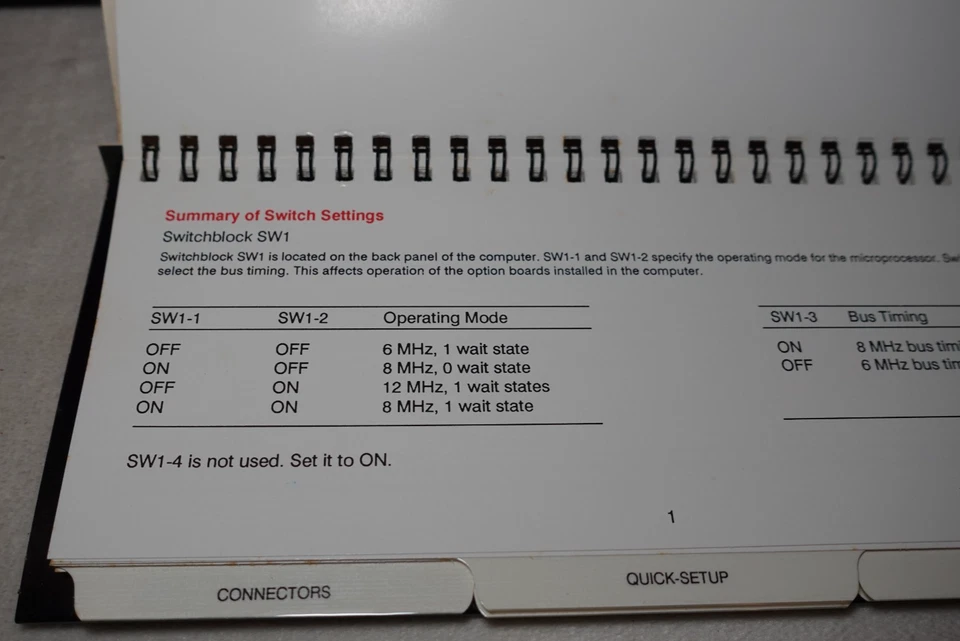 Mitsubishi Laptop 1988 MP 286L User's Guide Modem Quick Reference Booklets Rare - Image 4 of 4