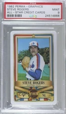 1982 Perma-Graphics/Topps Credit Cards All-Stars Steve Rogers PSA 9 MINT