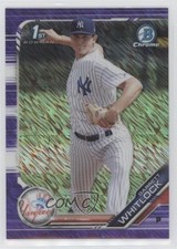 2019 Bowman Chrome Prospects Purple Shimmer Refractor Garrett Whitlock 10k8