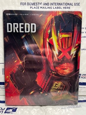 NEW DREDD 4K UHD+3D+BLU-RAY+DIGITAL HD STEELBOOK! BEAST BUY! SEALED! PLZ READ