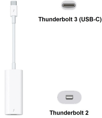 Apple Thunderbolt 3 to Thunderbolt 2アダプタ Amazon.com: Apple Thunderbolt 3 (USB-C) to Thunderbolt 2 Adapter