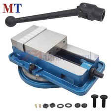 With 360  Swiveling Base 6" Lockdown Milling Machine Vise Bench Vise Lock Vice