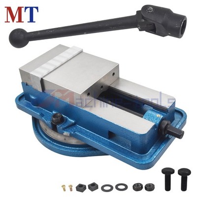 With 360° Swiveling Base 6'' Lockdown Milling Machine Vise Bench Vise Lock Vice