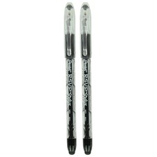 Pentel BK91L-A R.S.V.P. Black Medium Line Ballpoint Pen 2-Pack 