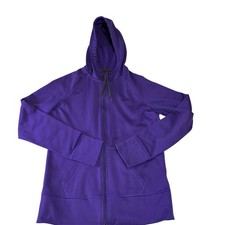 Nike Women s Purple Thermal Fit Hoodie with Thumb Holes Size Medium