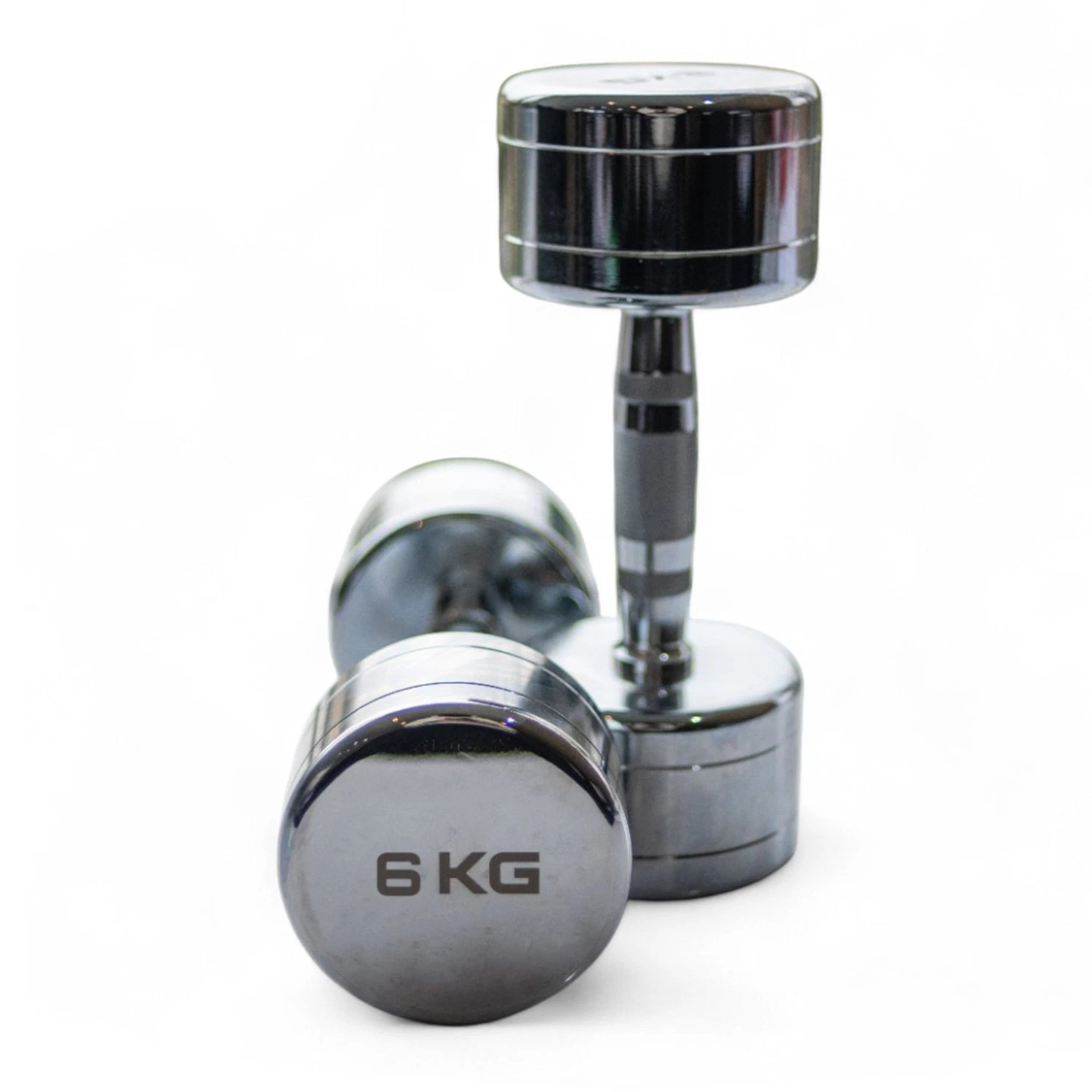 Chrome Dumbbells 6kg Pairs PROFESSIONAL CHROME DUMBBELLS - Modern Fitness