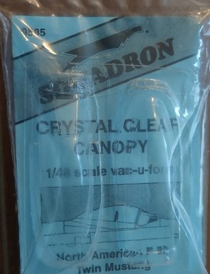 North American F-82 Twin-Mus, Crystal Clear Canopy, Squadron,Scale:1/48,Kit:9585