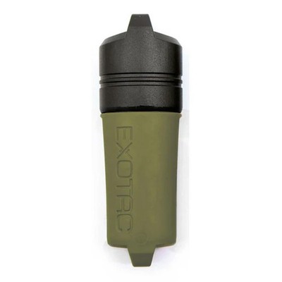 Exotac fireSLEEVE Olive Drab - wasserdichte BIC Feuerzeughülle, Gasschloss, hergestellt in den USA