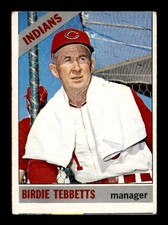 1966 Topps #552 Birdie Tebbetts MG SP VG X3716159