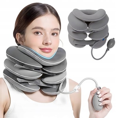 Cervical Neck Traction Device Collar Brace Support Pain Relife Stretcher Therapy
