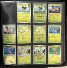 Pokemon Stellar Crown Commons, Uncommons, EXs (VAULTX BINDER INCLUDED)