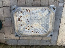 Galvanised Recessed Manhole Cover 600 X 450 mm.