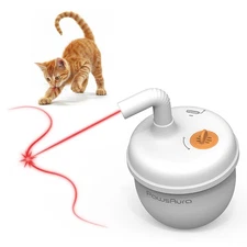 MayMaw Cat Laser Toy - Automatic, 360° Self-Balancing, Adjustable Speeds, USB...