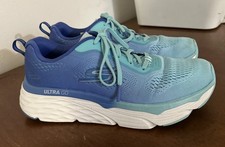 Skechers Women’s Ultra GO Running Sneakers Sz 8.5 Blue SN 128262, Pre-Owned EUC