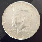 1967-P Kennedy Half Dollar 40% Silver Coin 50c Philadelphia Mint Circulated