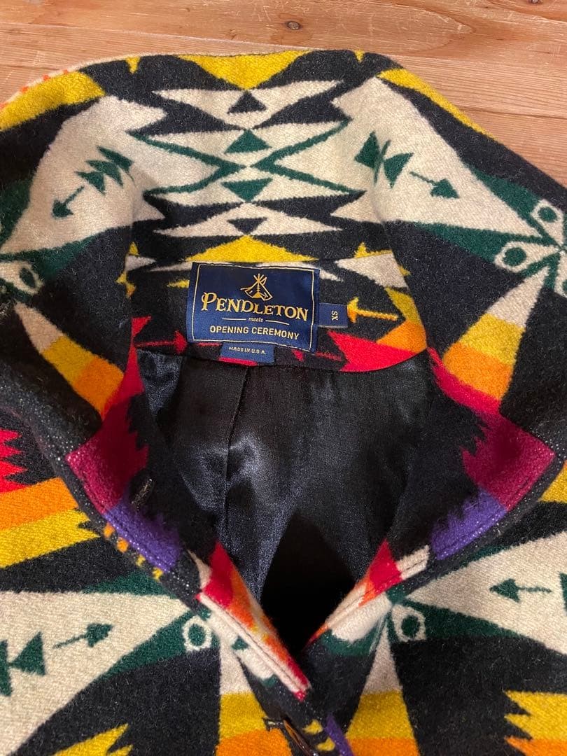 Pendleton Opening Ceremony Geometric Pattern Coat - image 2