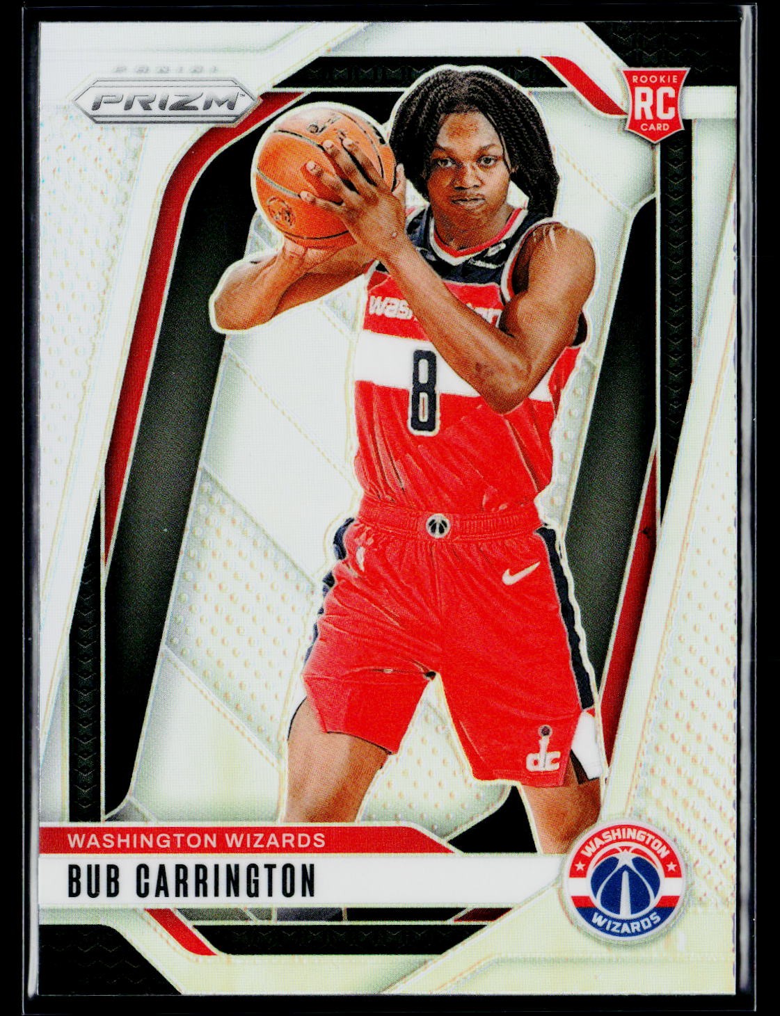 2024-25 Panini Prizm #244 Bub Carrington Prizms Silver