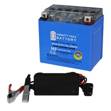 Mighty Max YTZ7S GEL Battery Replaces Yamaha 450 YZ450FX 2018  12V 1Amp Charger