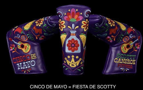 👑 Scotty Cameron Fiesta De Scotty New 2026 Cinco De Mayo Blade Headcover