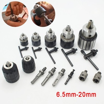 SDS Plus Shank Adaptor Socket 10/13/16mm Drill Chuck Hex Square Converter Hammer