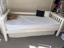 Single Wooden Bunk Beds in Cream