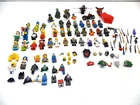 LOT 40+ LEGO FIGURES & WEAPONS ~ SIMPSONS STAR WARS WRESTLER NINJAGO CHIMA *