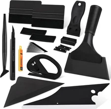 WRAPXPERT Window Tint Kit 15 PCS Vinyl Wrap Tools Vehicle 15 pcs, Black 