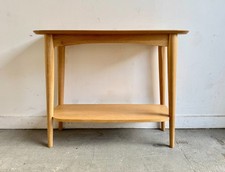 Oak Console Table with Shelf