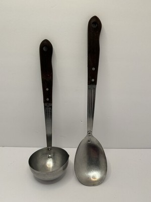 Vintage Veri-Sharp Imperial Kitchen Utensils USA wood Handles