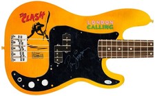 The Clash Paul Simonon London Calling Album Cd Autographed 1/1 Graphics Photo Ba