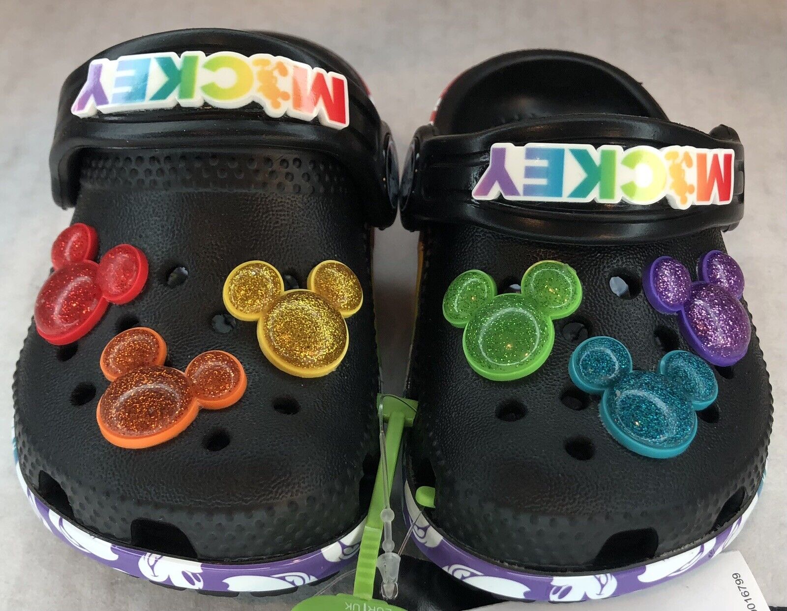 Crocs x Disney Mickey Mouse Classic Clogs Multicolor Toddler Size C4 207756-0C4
