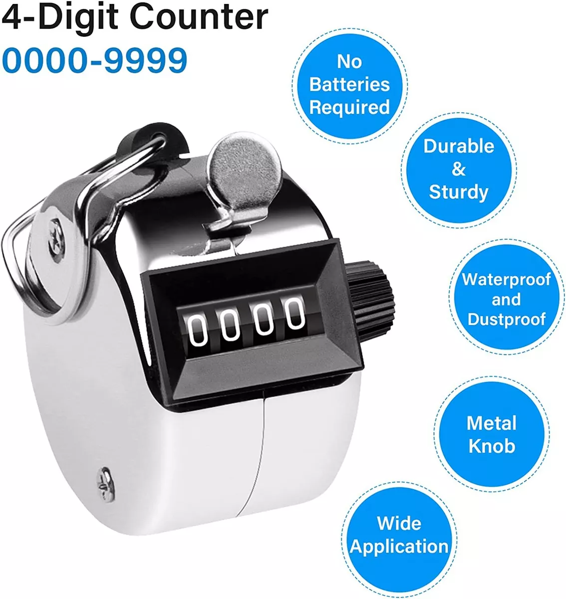 5 digit resettable number clicker golf