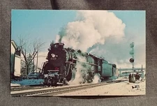 LMH Postcard NICKEL PLATE ROAD Berkshire 2-8-4 NKP 765 Ft Wayne Historical 1979