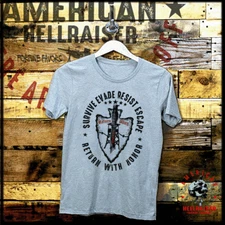 SERE School t-shirt survive evade resist escape military POW survival school tee