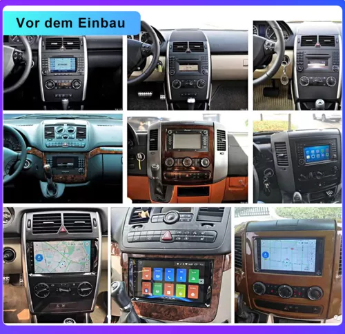 Radio de coche 128G Qualcomm CarPlay para Mercedes-Benz clase A/B/Vito W169 W639 W245 - Imagen 2 de 14