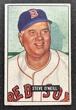 1951 Bowman Baseball Steve O'Neill RC #201 Ex