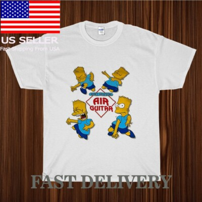 #ad NEW SHIRT GITAR BART SIMPSON LOGO T SHIRT UNISEX FUNNY AMERICAN USA SIZE S 5XL $20.89
