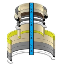 2438U1946R300 Boom Cylinder Seal Kit Fits Kobelco SK150-SK160