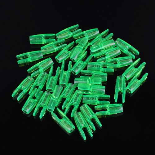 50XArchery Arrow Nock 3.2mm Pin Plastic Tails Compound Recurve Bow DIY Shooting - Picture 11 of 28