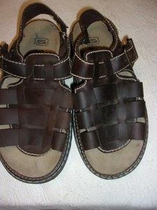 skechers brown sandals