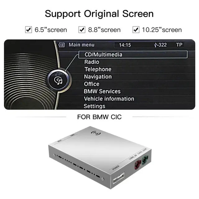 Wireless Android Auto/Wireless CarPlay Module for BMW NBT CIC 1 2 3 4 5 6 Series - Image 3 of 4