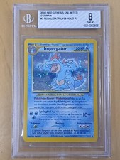 Impergator 5/111 Neo Genesis DE Near Mint Mint Pokemon Beckett Graded 8