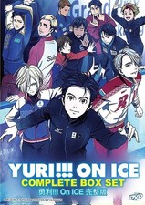 Yuri  On Ice Complete Anime Series DVD Episode 1 - 12 English Dubbed