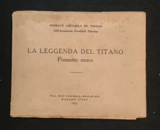 THE LEGEND OF THE TITAN HEROIC POEM AMENDOLA DE' TIBALDI