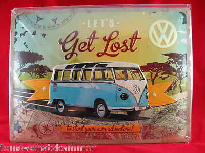 Nostalgic-Art Retro Blechschild 'Trucks Only' Daimler Truck - 30x40 Cm Metallschild Mit Vintage Design - Made In Germany