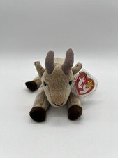 Ty Beanie Baby GOATEE the Goat Plush 6.5 inch Plush Stuffed Animal Toy 1999